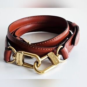 Louis Vuirton Cognac Leather Strap